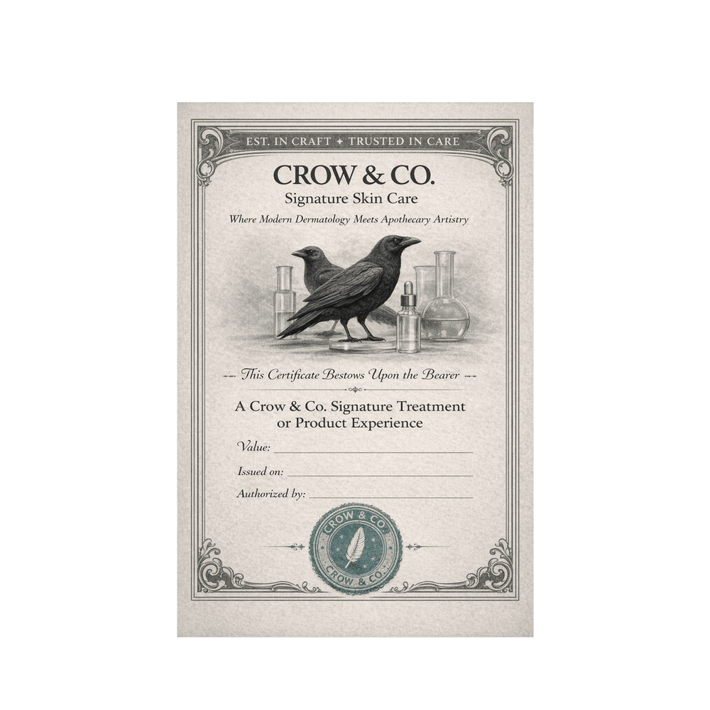 Crow & Co. Apothecary Skincare Gift Certificate